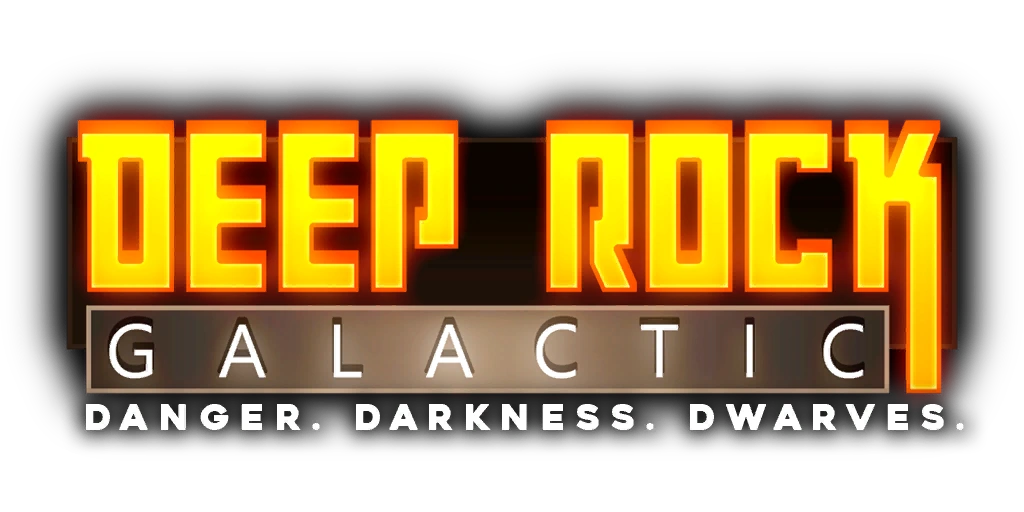 Deep Rock Galactic logo.