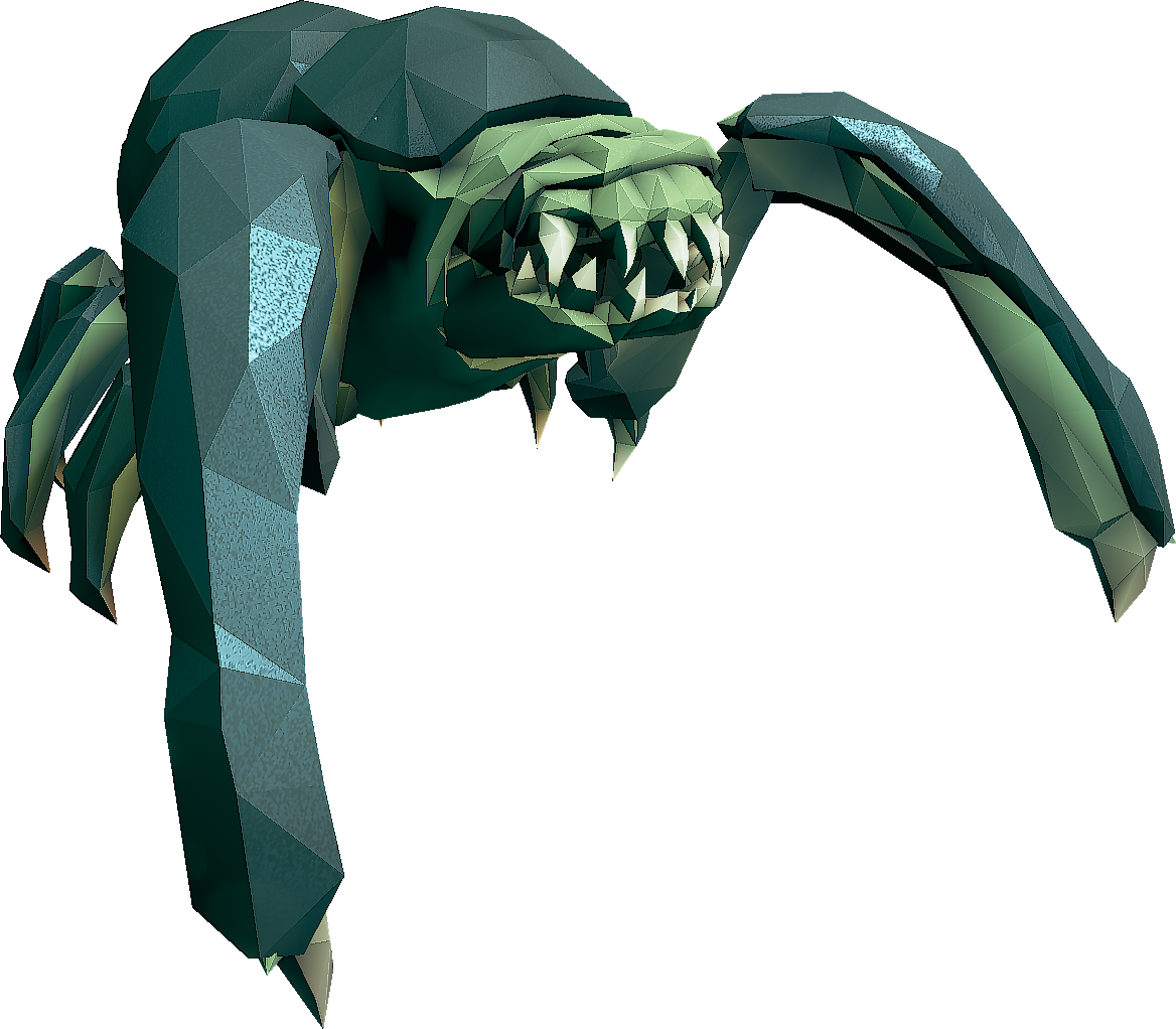 Image of a Glyphid Grunt, one of the games many enemies.